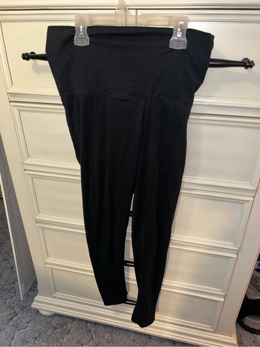 PINK Victoria's Secret Black High-Rise Maternity Leggings